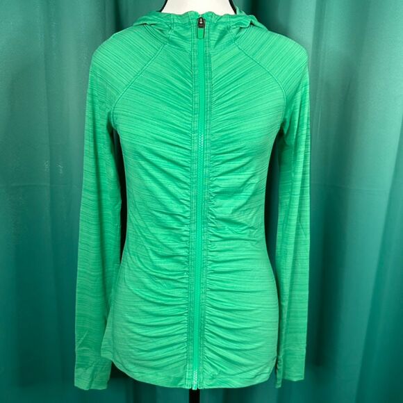Athleta Jackets & Blazers - Athleta Green Quarter Zip Long Sleeve Athletic Top Women's Size XS Activewear